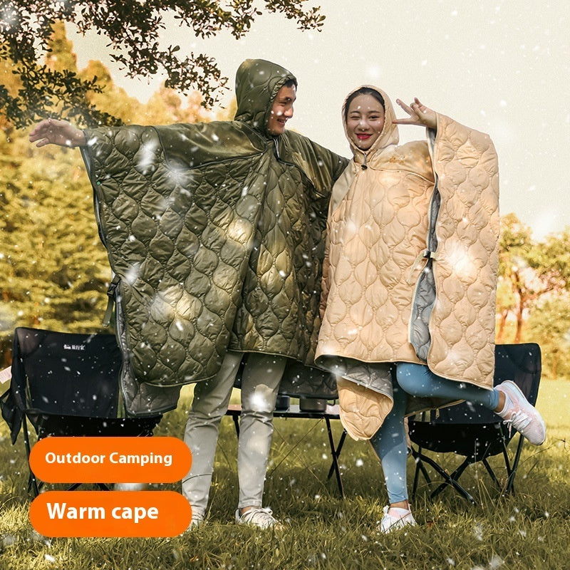 Outdoor Multifunctional Camping Cape And Shawl Wearable