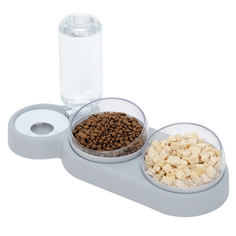 Pet Automatic Double Bowl Feeder