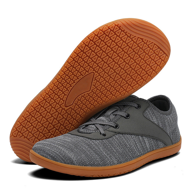 Wide Toe Soft Bottom Breathable Loose Comfortable Sneaker Men's Casual Shoes