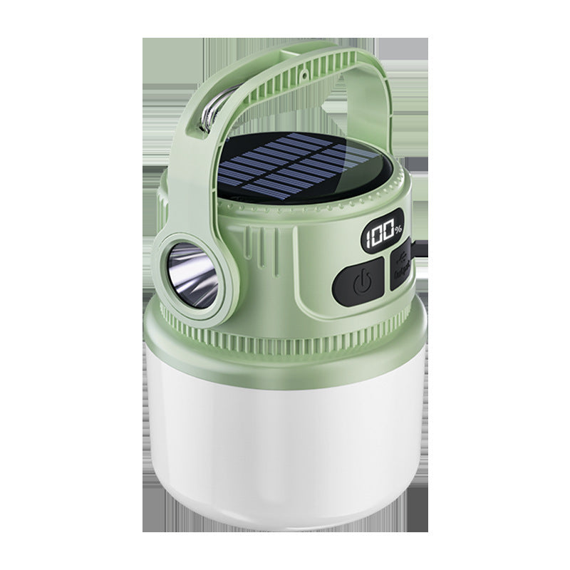 Solar Multi-gear Adjustable Outdoor Portable Charging Camping Lantern