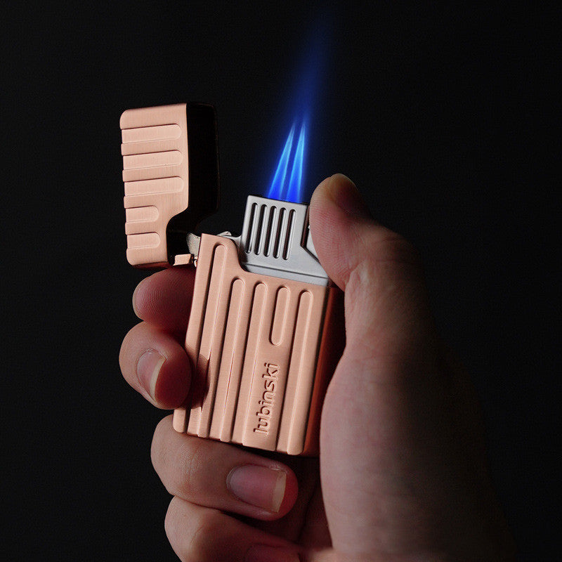 Portable Inflatable Double Torch Lighter