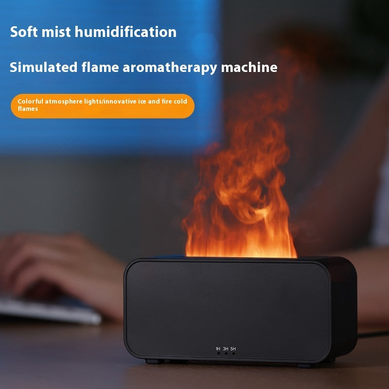 Household USB Diffuser with Flame Simulator and Aromatherapy