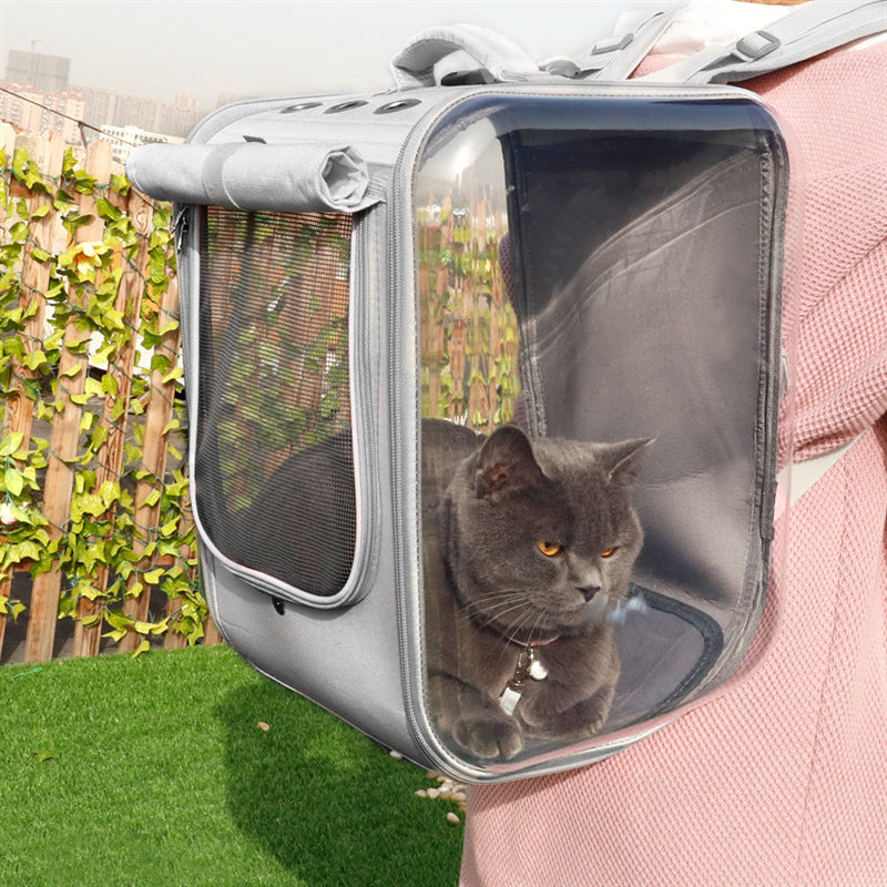 Breathable Cat Travel Backpack