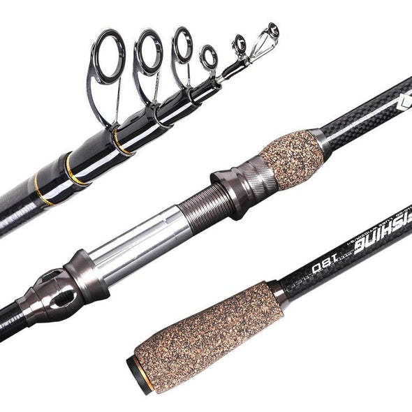 Carbon Telescopic Fresh/Saltwater Fishing Rod