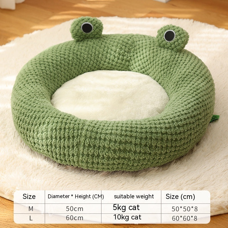 Frog Series Plush Pet House