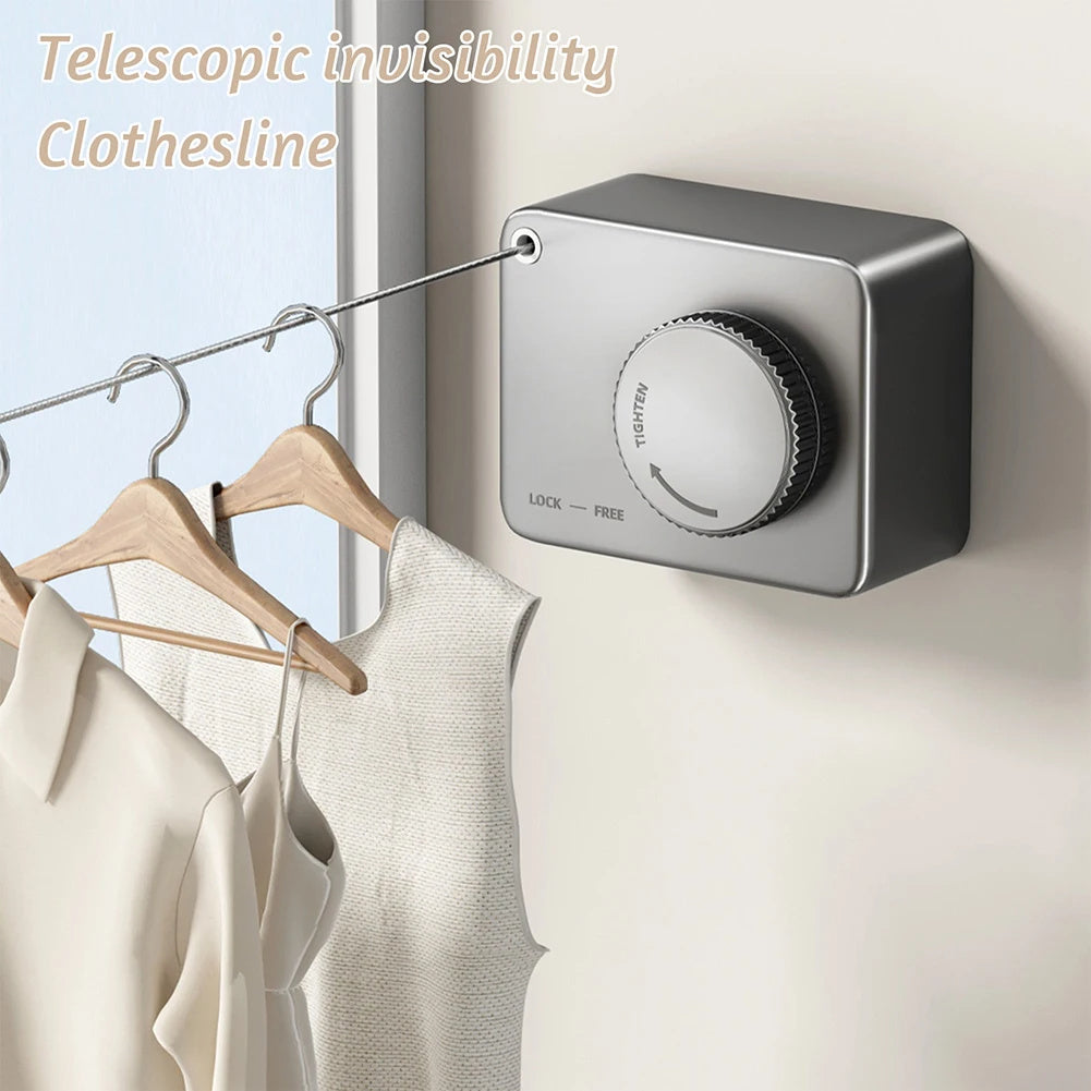 Invisible Retractable Clothesline