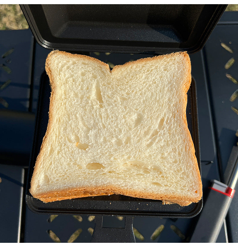 Outdoor Camping Foldable And Portable Sandwich Mold Non-stick Finish Baking Tray