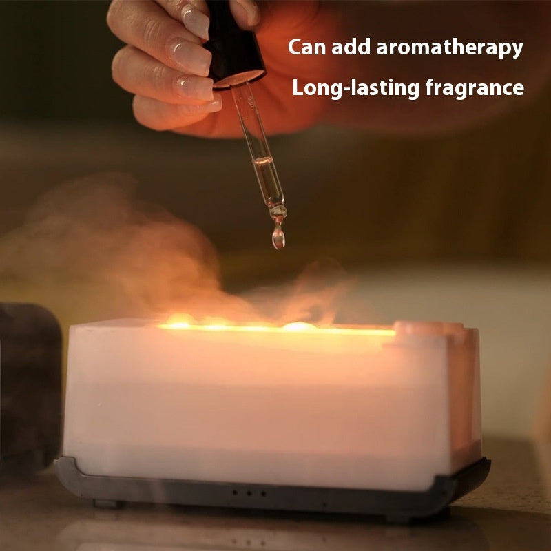 Household USB Diffuser with Flame Simulator and Aromatherapy