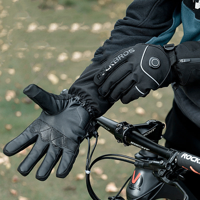 Rechargeable Heated Riding Gloves For Men And Women